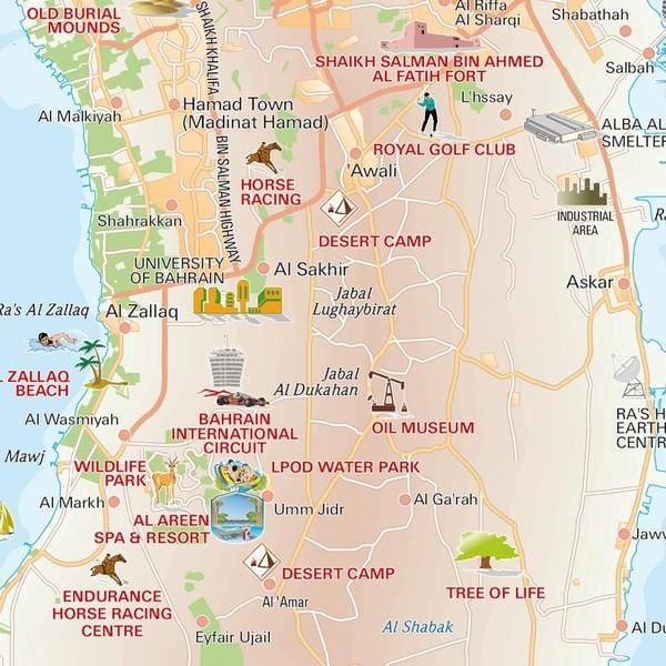 mappa di albero della vita Bahrain