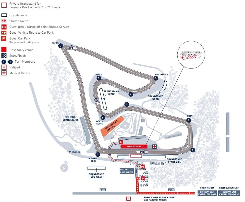 mappa del gp del Bahrain