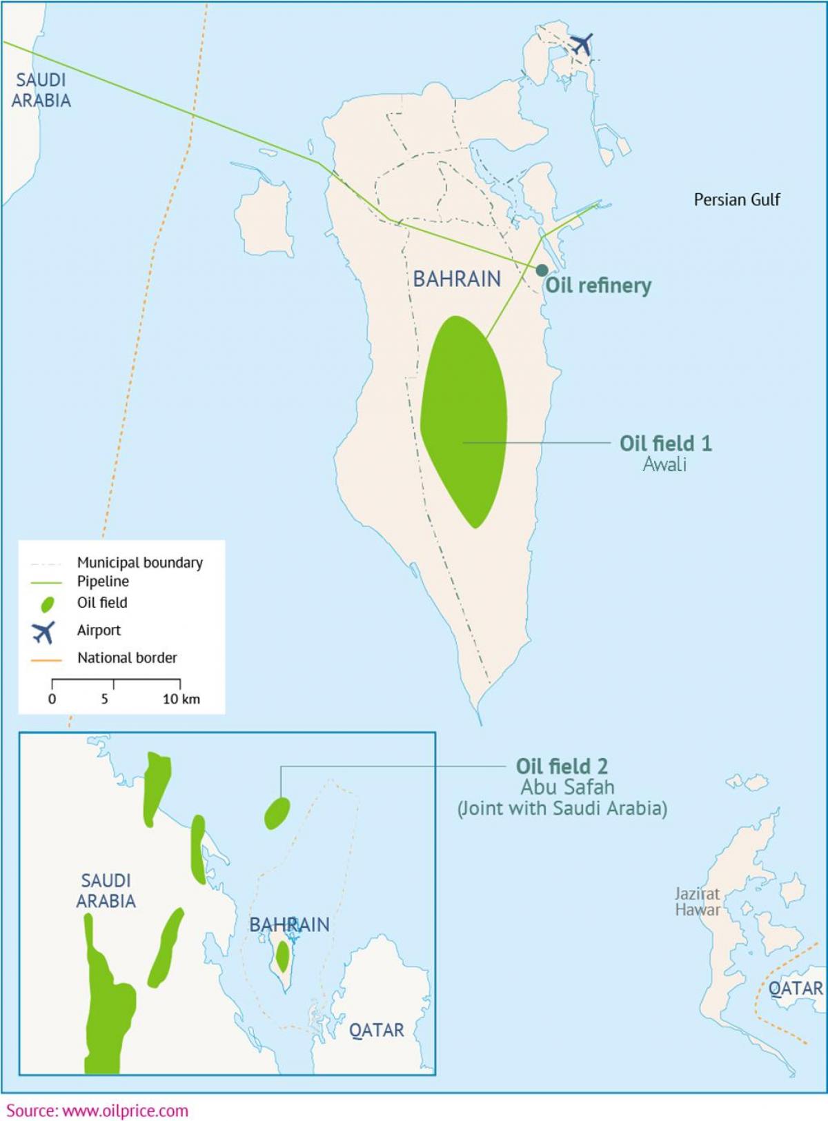 Bahrain terminal dell'aeroporto mappa