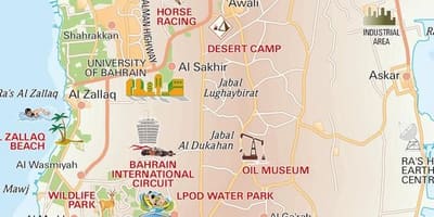 Mappa di albero della vita Bahrain
