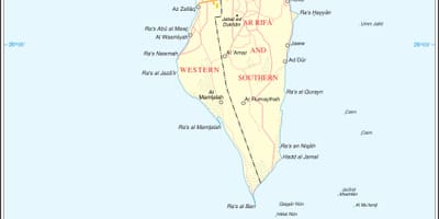 Bahrain mappa politica