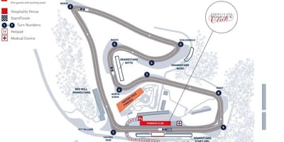 Mappa del gp del Bahrain