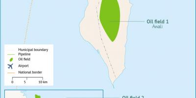 Bahrain terminal dell'aeroporto mappa