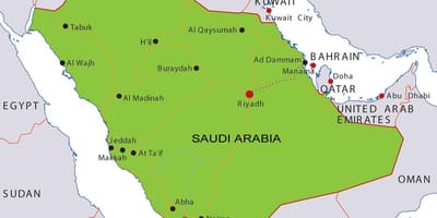 Mappa di università del Bahrain